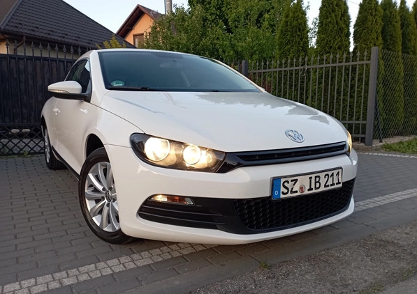 Volkswagen Scirocco cena 24500 przebieg: 188000, rok produkcji 2009 z Słomniki małe 497